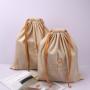 Custom Gold Printing Large Velvet Drawstring Pouch For Clothes Hat Handbag Packing Recyclable Velvet Shopping Bag