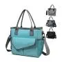 Gelory Fashion Ladies Insulated Lunch Box Outdoor Picnic Portable Shoulder Strap Tote Food Thermal Cooler Bag