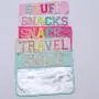 Customize Logo Stick Letter Patches Multi Colors Metal Zipper Lightweight Portable Women Transparent PVC Clear Travel Pouches