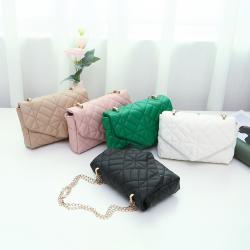 Fashion Diamond Lattice Women Shoulder Crossbody Bags Small Square Womens Messenger Bags Chain Cheap Women Bags Customs Handbag
