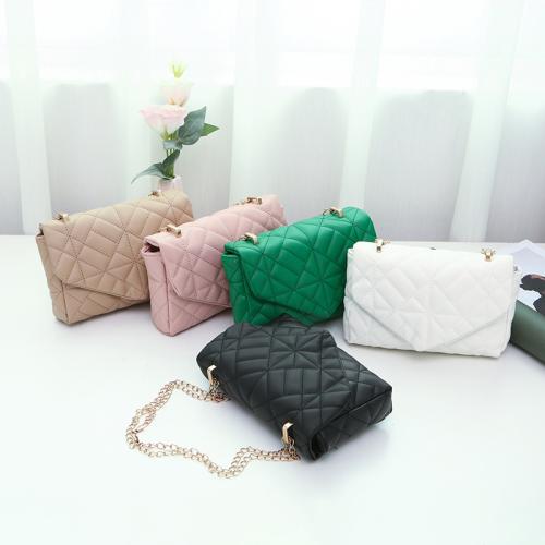 Fashion Diamond Lattice Women Shoulder Crossbody Bags Small Square Womens Messenger Bags Chain Cheap Women Bags Customs Handbag