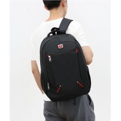 HR082 Unisex Gift Printed Logo Students Backpack Oxford Sports Leisure Waterproof Travel Bag Cycling Soft Business Backpack