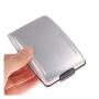 HR520 Hot Selling RFID Aluminum Wallet Card Box Portable Handheld Bank Card Holders Fashion Wallet Anti-theft Business Card Case