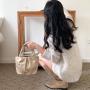 Autumn New Simple Style Wrist Bag Soft PU Leather Magnetic Buckle Handbag Mini Luxury Design Handbag Women