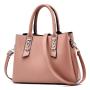 2024 Custom Vegan Leather Bucket Hand Bag For Women Ladies Fashion Metal