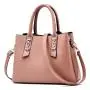 2024 Custom Vegan Leather Bucket Hand Bag For Women Ladies Fashion Metal