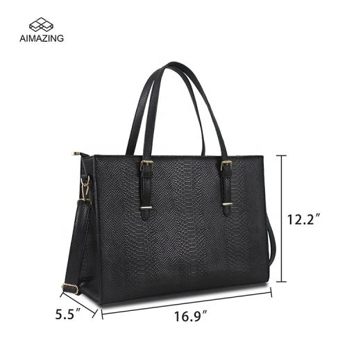 Designer Luxury Laptop Bag Women Waterproof Leather Computer Tote Bag Business Office Briefcase Large Capacity Handbag