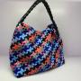 2024 Custom Colorful Woven Neoprene Tote Bag Handbag For Women Luxury With Clutch
