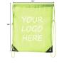 Gelory Custom Logo String Drawstring Back Pack Cinch Sack Gym Bag School Sport Shoe Bag Lightweight Travel