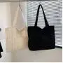 ZWY241 Customizable logo Fashion Handbag Canvas Bag Women Eco-friendly Recyclable Shopping Bag Daily Travel Work Crossbody Bag