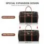 Lovevook 2022 Duffle Bags with Shoes Compartment Wash Pouch Foldable Luxury Carry-Ons Weekender Bags Womens Travel Luggage Bags