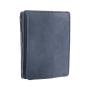 Leather Zipper Wallet With Elastic band Card Holder Slim Thin Smart Men Magic Wallet With Coin