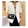 New Simple Fashion Diamond Chain Messenger Shoulder Bag China Wholesale PU Womens Bags Cover Type Lock Cell phone Bag Handbags