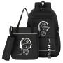 Gelory New Trend 2pcs/Set Casual Sports Student School Bags Large Capacity Middle School Boys Kids Backpack