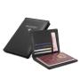 OEW170 Wholesale Custom PU Leather Passport Cover Travel Wallet with Card Case Ticket Slot RFID Blocking Passport Holder