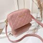 2024 Ladies Embroidered Diamond Fashion Shoulder Bag Portable Camera Messenger Bag Single Strap for Christmas Gift