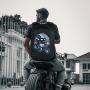 Christmas Gifts LED Light Backpack Cool Motorcycle Backpack Travel Bag trendy backpack