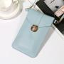 Phone bag for women Fashion Lady's Simple Shoulder Messenger Bag Single Handle New Lock Mobile Phone Case Touch Screen wholesale