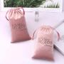 Custom Logo Printing Plush Velvet Watch Perfume Packaging Pouch Luxury Soft Rose Gold Jewelry Velvet Pouch