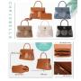 Susen Chrisbella New Design ladies Fashion Leather shoulder luxury custom bags women handbags ladies 2022