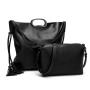 Cheap promotion stock lady handbag Mother's package pu leather tassel bag