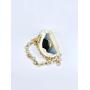 Small niche design hollowed out acrylic woven shoulder bag