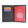 Travel passport cover card holder custom leather passport holder wallet passport case