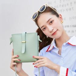Low Price  Pu leather bucket bag women messenger bags 2024 new Korean fashion trendy print shoulder crossbody bag for women