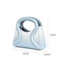 2023 Unique Fashion Candy Color Pu Handbags Trendy Cute Small Mini Trendy Bags Young Women Personality Design Luxury Purse