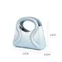 2023 Unique Fashion Candy Color Pu Handbags Trendy Cute Small Mini Trendy Bags Young Women Personality Design Luxury Purse