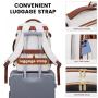 LOVEVOOK 40L Carryon Backpack Personal Item with 3 Packing Cubes Waterproof Business Weekender Overnight Luggage Travel Backpack