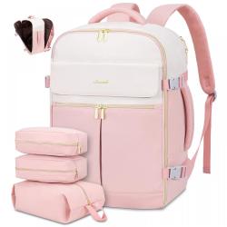 Expandable 4pcs/set High Quality 40L Waterproof laptop Travel Backpack with 3 Packing Cubes Camping Hiking Bag Outdoor Backpack