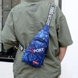 Men's chest bag, colorful front chest bag for men, casual waist bag, casual versatile couple backpack, single shoulder bag