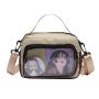 Factory Designer Ita Crossbody Bag Shoulder Tote Bag PVC Window Clear Ita Bag Custom for Pin Display