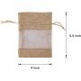 Latest Wholesale Organza Wedding Party Welcome Favor Bags Burlap Drawstring Gift Pouch Bag