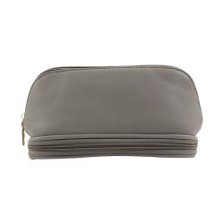 Wholesale Fashion Soft Leather Makeup Pouch Cosmetic Bag Storage Make Up Accessories Organizer