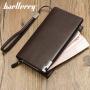 OEM013 Men Wallets Classic Long Style Card Holder Male Men Purse PU Leather Zipper Large Capacity Brand Luxury Wallet For Men