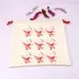 Custom Hot Stamping Cotton Linen Christmas Candy Food Packaging Bag Recycled Muslin Gift Storage Cotton Pouch