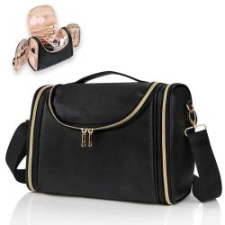 2024 Style Cosmetic Makeup Bag Wholesale Waterproof Small Transparent Storage OEM Women Custom Logo Organizer