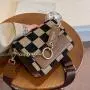 Bag woman 2021 new tide net red fashion woman bag foreign gas chain slant diamond bag small jelly