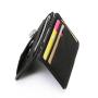 CUIKCA Wholesale Creative Design Coin Purse High Quality PU Leather card holders elastic straps magic wallet for men and women