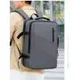 Wholesale High Quality Large Capacity Men's Laptop Backpack Trendy Travel Bag College Students Solid Color Business Computer Bag