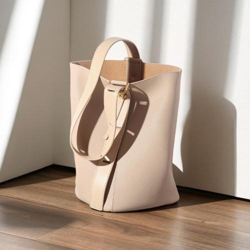 2024 New Design Oem Wholesale Price Cheap Lady Handbag For Woman Genuine Leather Shoulder Crossbody Hang Bags Women Bucket