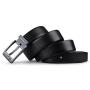 Wholesale customized men leather belt genuine leather alloy pin buckle men's belt