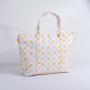 Factory Custom Colorful Checkered Waterproof Nylon Shoulder Tote Girls Shopping Work Travel Custom Tote Bag Women's Tote Bags