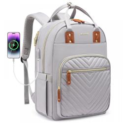 LOVEVOOK New Waterproof Stylish Bag with USB Port Lightweight Casual Daypacks Work Business Nurse school Laptop Backpack Unisex