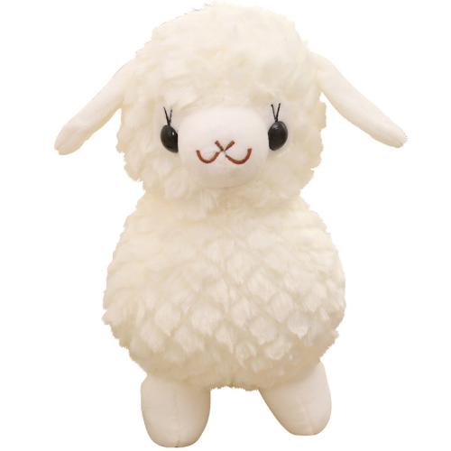 Custom embroidery three-dimensional plush sheep cute doll decoration niche design plus logo