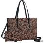 LOVEVOOK fashion handbag large pu leather 15.6 Computer shoulder bags large capacity laptop Briefcase tote handbags for women