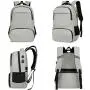 ZF086 New Computer Backpack Thickened Thermal Insulation Anti-leakage Picnic Bag Polyester Leisure Travel Outdoor Bag USB Port
