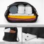 Drawstring Backpack Water Resistant String Bag Sports Backpack Gym Sack with Side Pocket